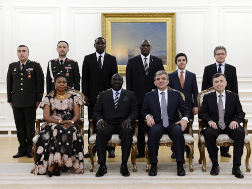 Gambian Ambassador Presents His Credentials to President Gül